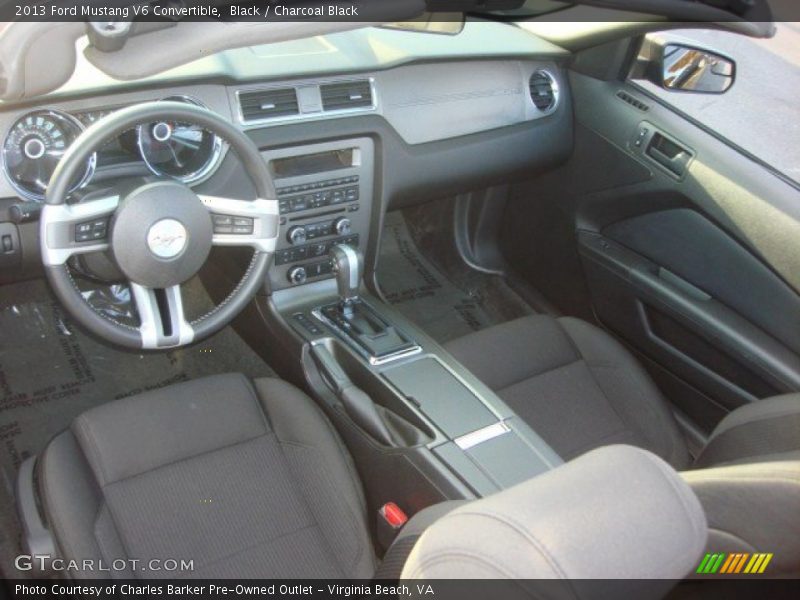 Black / Charcoal Black 2013 Ford Mustang V6 Convertible