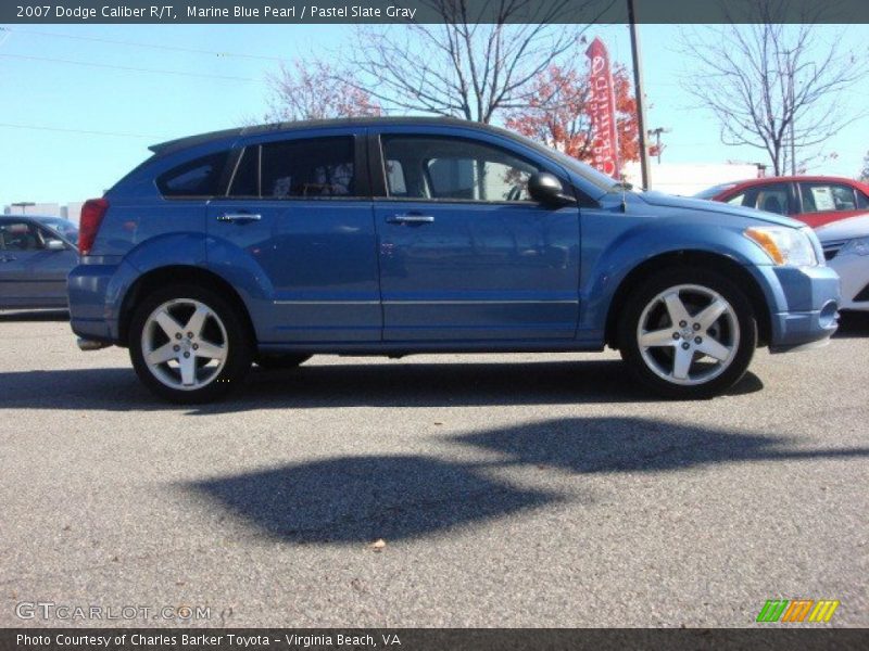 Marine Blue Pearl / Pastel Slate Gray 2007 Dodge Caliber R/T