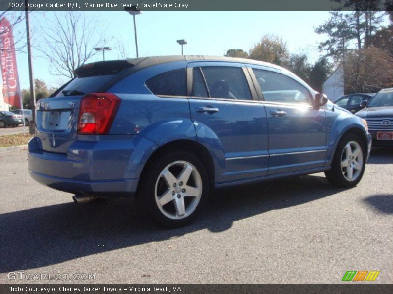 Marine Blue Pearl / Pastel Slate Gray 2007 Dodge Caliber R/T