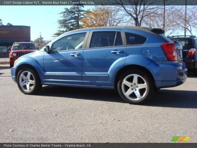 Marine Blue Pearl / Pastel Slate Gray 2007 Dodge Caliber R/T