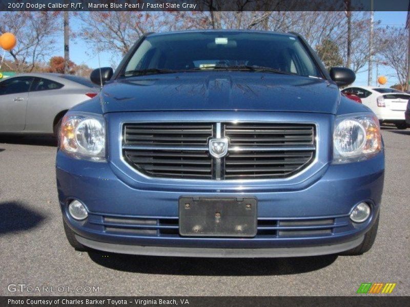 Marine Blue Pearl / Pastel Slate Gray 2007 Dodge Caliber R/T