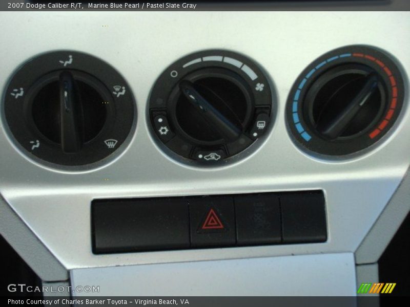 Marine Blue Pearl / Pastel Slate Gray 2007 Dodge Caliber R/T