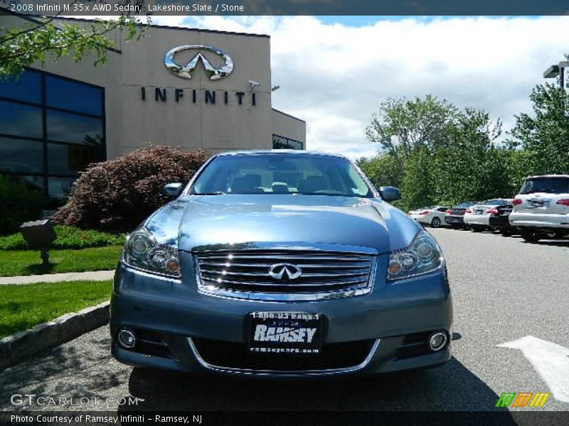 Lakeshore Slate / Stone 2008 Infiniti M 35x AWD Sedan