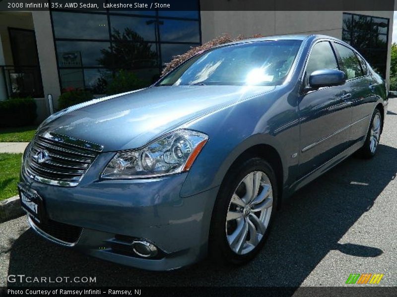 Lakeshore Slate / Stone 2008 Infiniti M 35x AWD Sedan