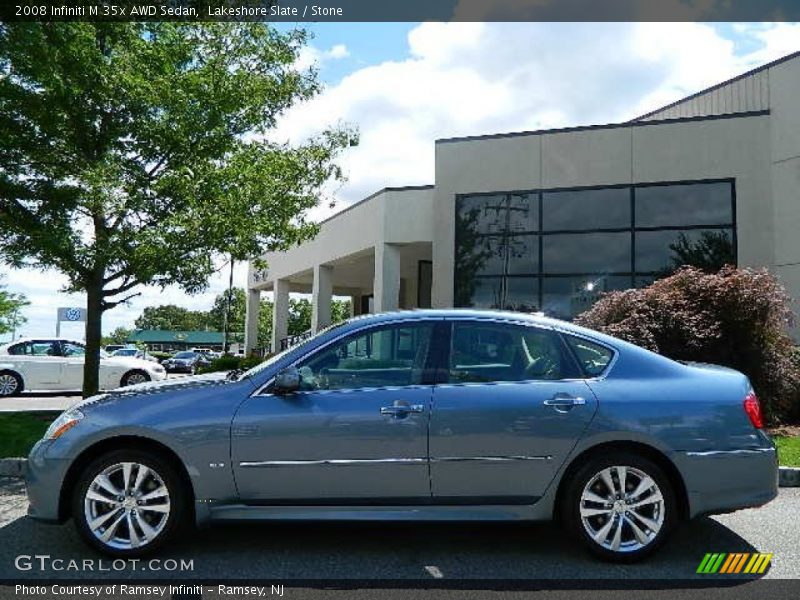 Lakeshore Slate / Stone 2008 Infiniti M 35x AWD Sedan