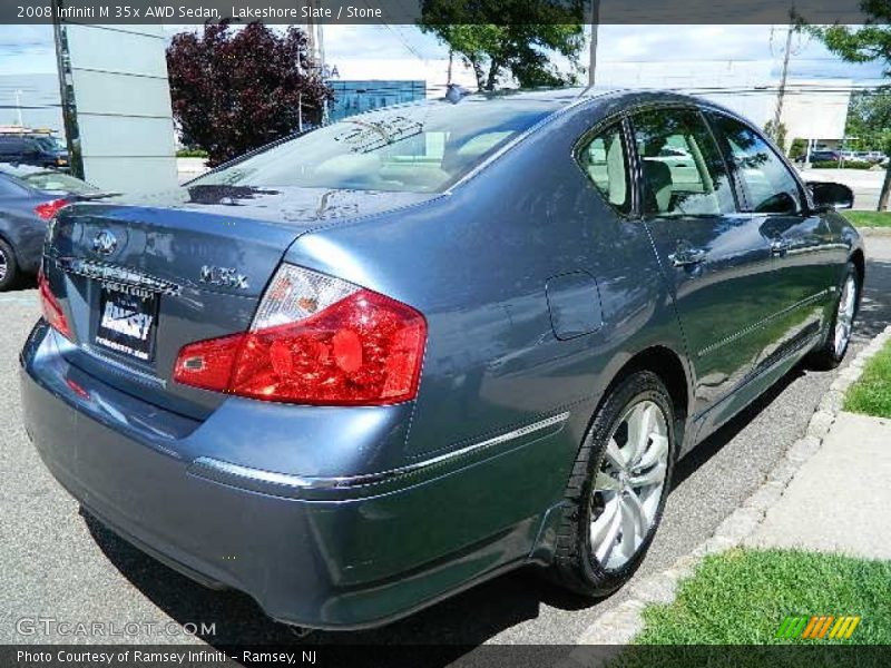 Lakeshore Slate / Stone 2008 Infiniti M 35x AWD Sedan