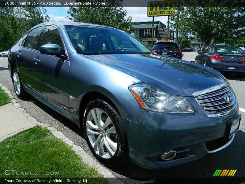Lakeshore Slate / Stone 2008 Infiniti M 35x AWD Sedan