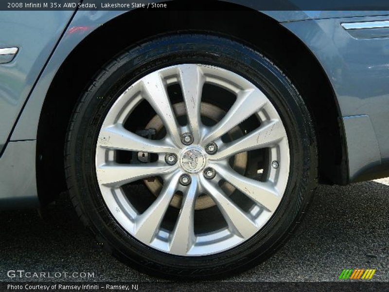 Lakeshore Slate / Stone 2008 Infiniti M 35x AWD Sedan