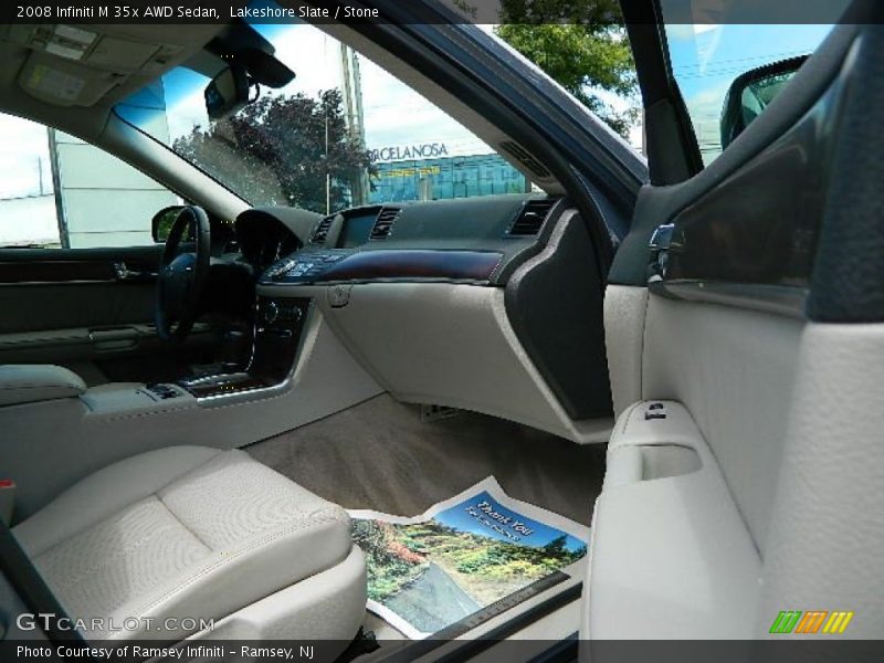 Lakeshore Slate / Stone 2008 Infiniti M 35x AWD Sedan