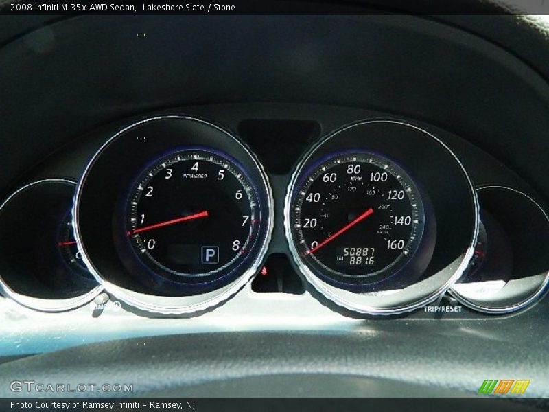 Lakeshore Slate / Stone 2008 Infiniti M 35x AWD Sedan