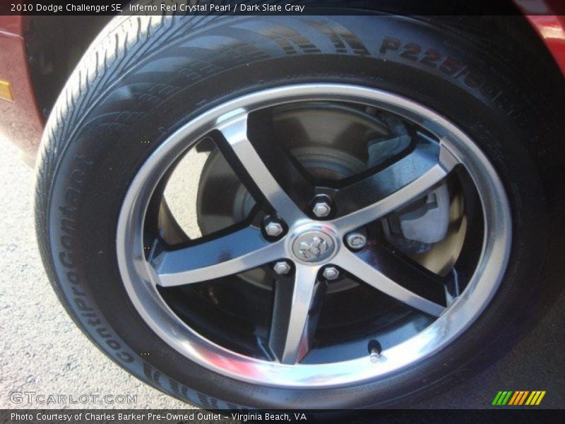 Inferno Red Crystal Pearl / Dark Slate Gray 2010 Dodge Challenger SE