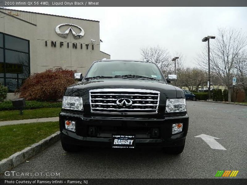 Liquid Onyx Black / Wheat 2010 Infiniti QX 56 4WD