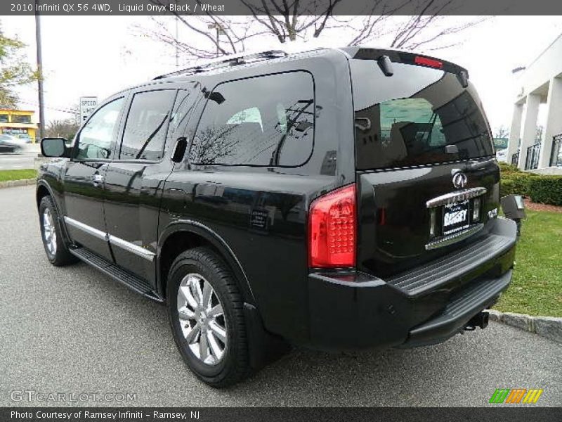 Liquid Onyx Black / Wheat 2010 Infiniti QX 56 4WD
