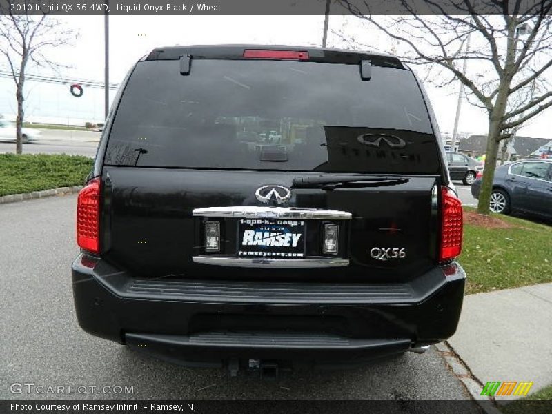Liquid Onyx Black / Wheat 2010 Infiniti QX 56 4WD