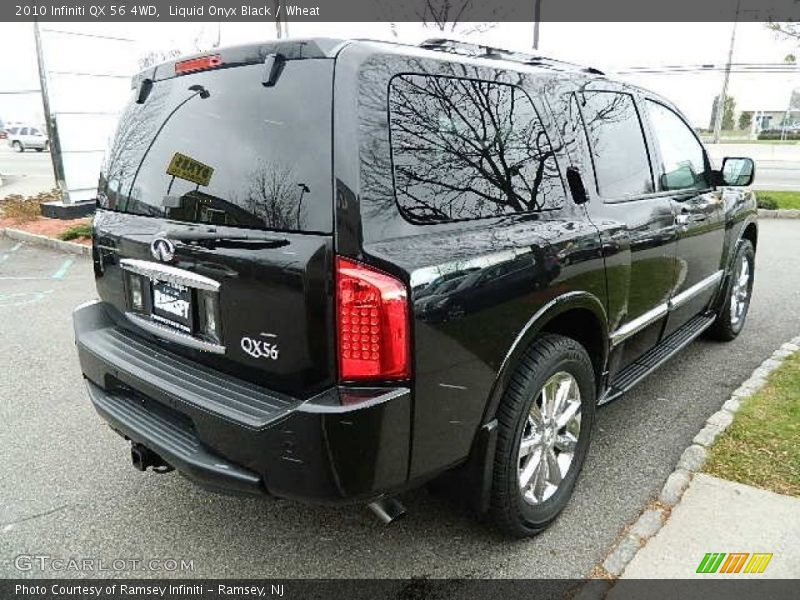 Liquid Onyx Black / Wheat 2010 Infiniti QX 56 4WD