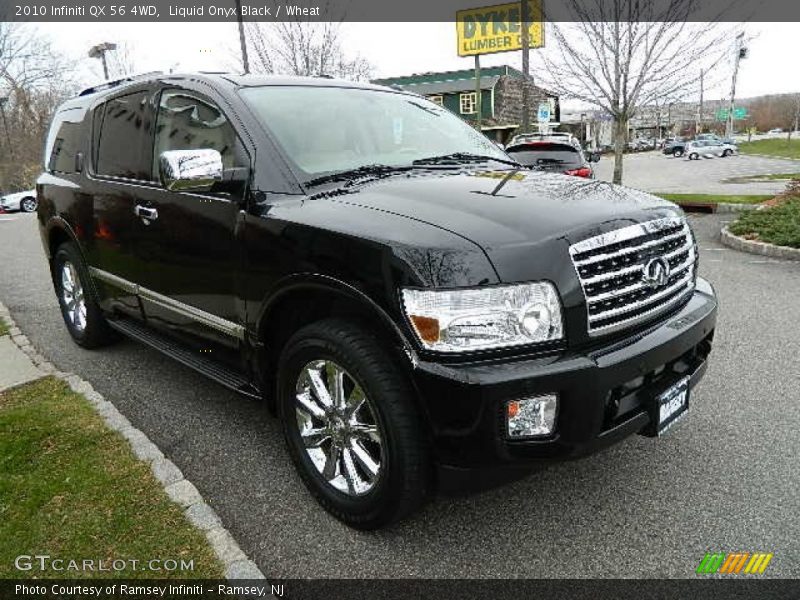 Liquid Onyx Black / Wheat 2010 Infiniti QX 56 4WD