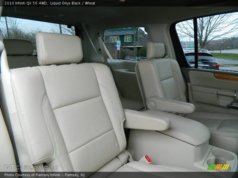 Liquid Onyx Black / Wheat 2010 Infiniti QX 56 4WD