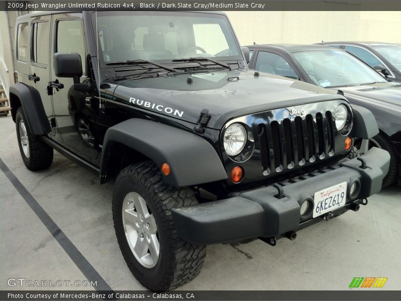 Black / Dark Slate Gray/Medium Slate Gray 2009 Jeep Wrangler Unlimited Rubicon 4x4