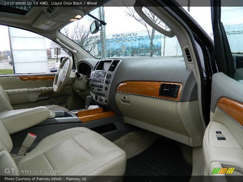 Liquid Onyx Black / Wheat 2010 Infiniti QX 56 4WD