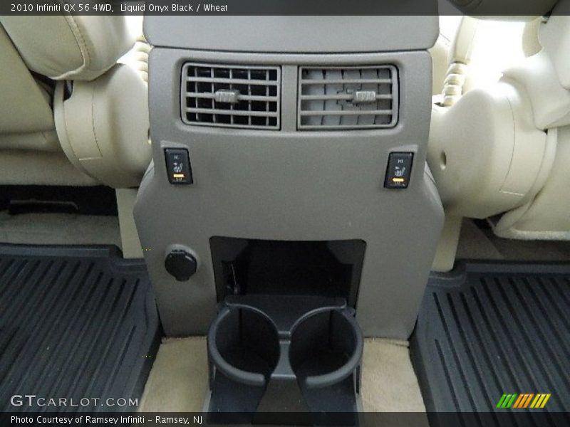 Liquid Onyx Black / Wheat 2010 Infiniti QX 56 4WD