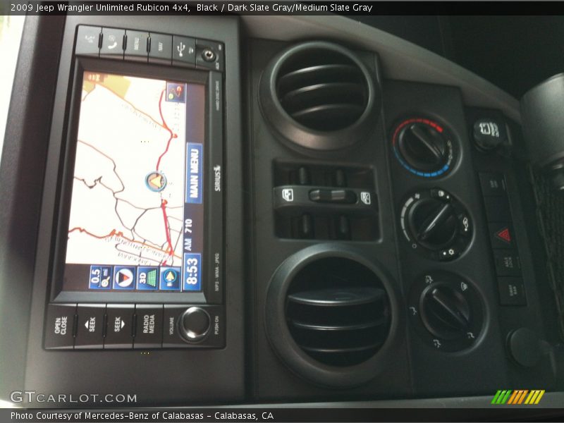 Black / Dark Slate Gray/Medium Slate Gray 2009 Jeep Wrangler Unlimited Rubicon 4x4