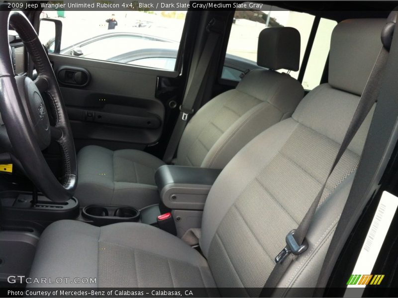 Black / Dark Slate Gray/Medium Slate Gray 2009 Jeep Wrangler Unlimited Rubicon 4x4