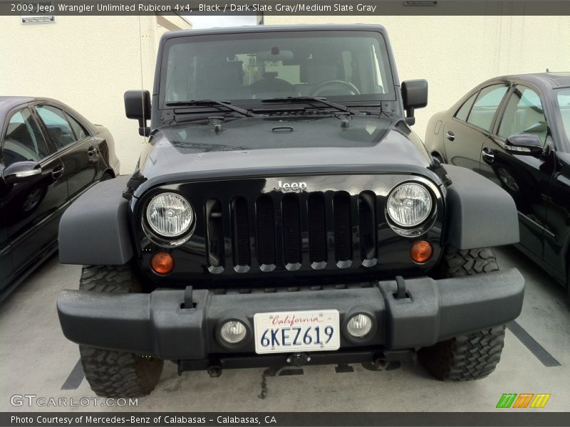 Black / Dark Slate Gray/Medium Slate Gray 2009 Jeep Wrangler Unlimited Rubicon 4x4