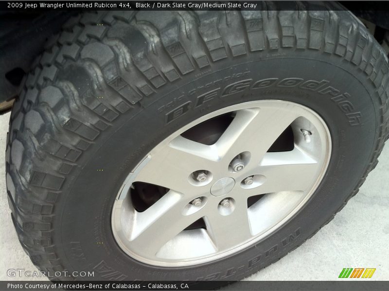 Black / Dark Slate Gray/Medium Slate Gray 2009 Jeep Wrangler Unlimited Rubicon 4x4
