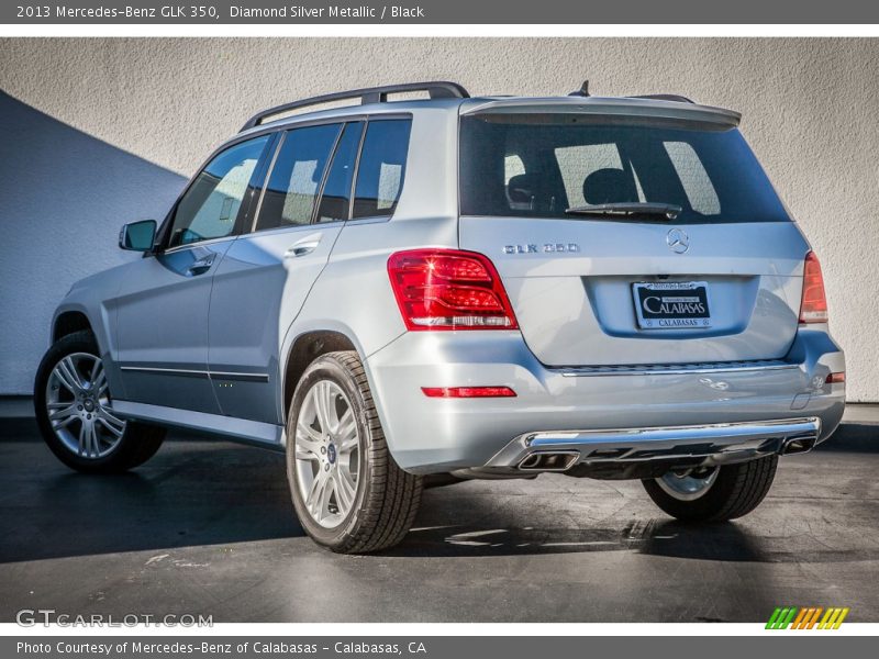 Diamond Silver Metallic / Black 2013 Mercedes-Benz GLK 350