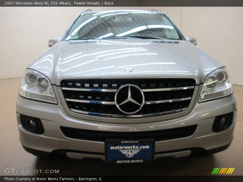Pewter Metallic / Black 2007 Mercedes-Benz ML 350 4Matic