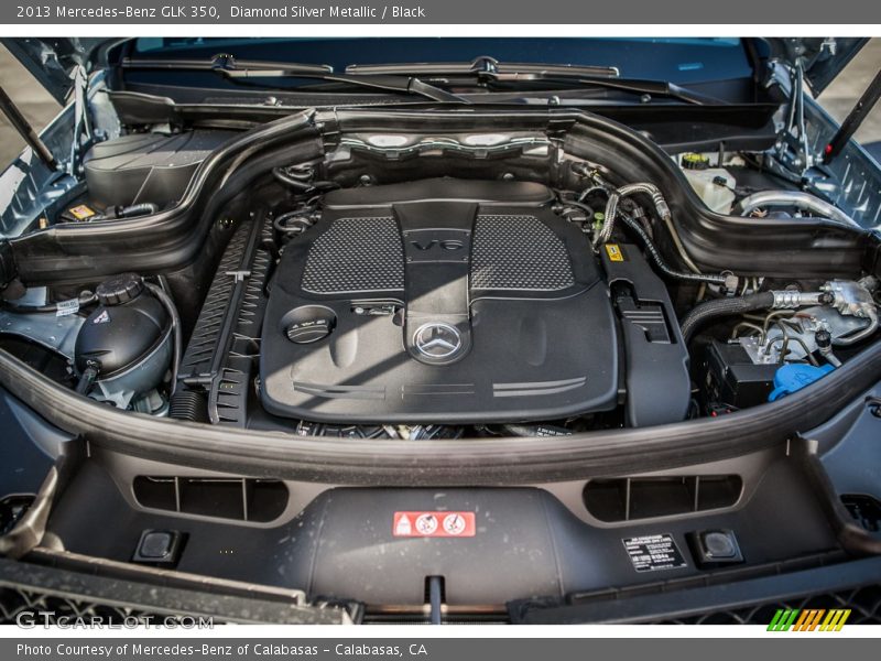 Diamond Silver Metallic / Black 2013 Mercedes-Benz GLK 350