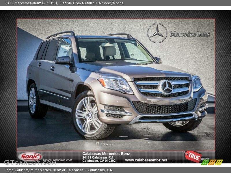 Pebble Grey Metallic / Almond/Mocha 2013 Mercedes-Benz GLK 350