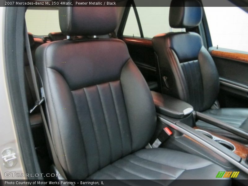 Pewter Metallic / Black 2007 Mercedes-Benz ML 350 4Matic
