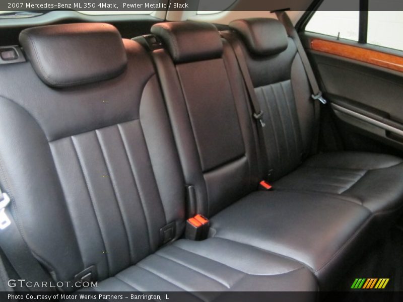 Pewter Metallic / Black 2007 Mercedes-Benz ML 350 4Matic