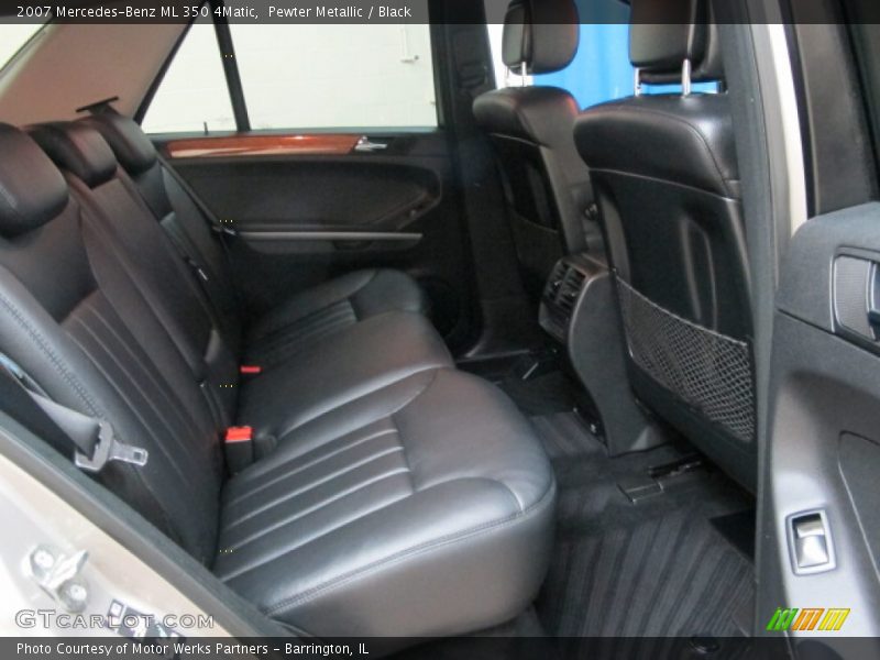 Pewter Metallic / Black 2007 Mercedes-Benz ML 350 4Matic
