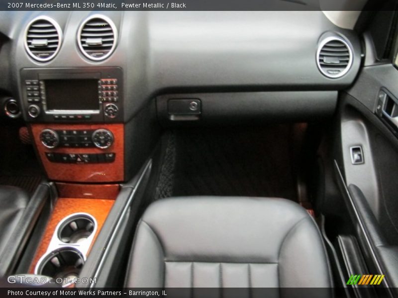 Pewter Metallic / Black 2007 Mercedes-Benz ML 350 4Matic