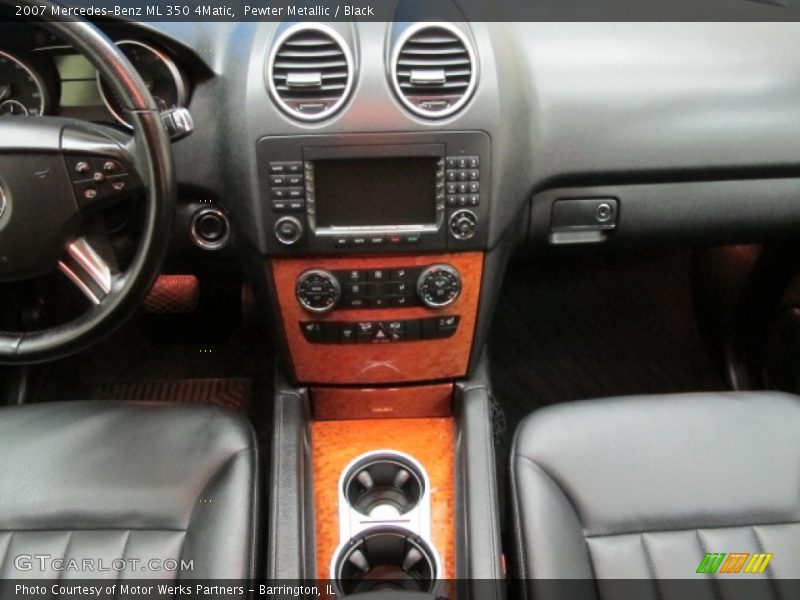 Pewter Metallic / Black 2007 Mercedes-Benz ML 350 4Matic