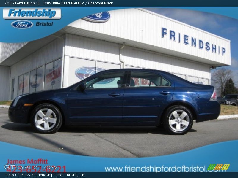 Dark Blue Pearl Metallic / Charcoal Black 2006 Ford Fusion SE