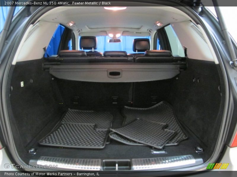 Pewter Metallic / Black 2007 Mercedes-Benz ML 350 4Matic