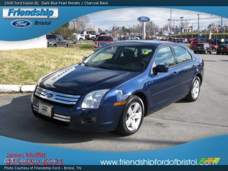 Dark Blue Pearl Metallic / Charcoal Black 2006 Ford Fusion SE