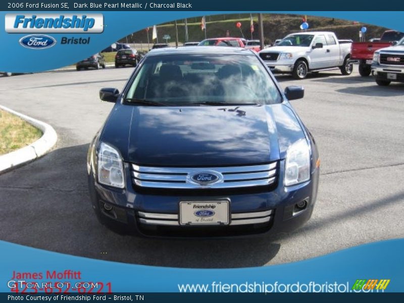 Dark Blue Pearl Metallic / Charcoal Black 2006 Ford Fusion SE