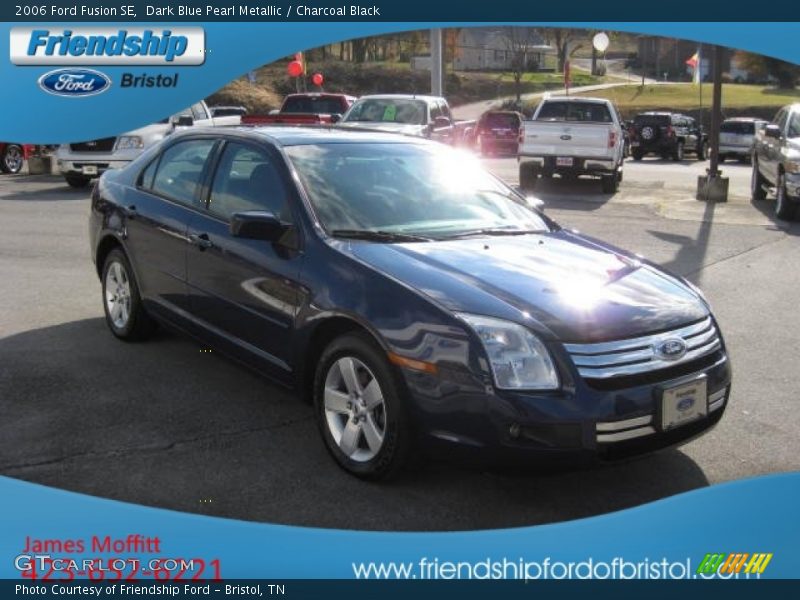 Dark Blue Pearl Metallic / Charcoal Black 2006 Ford Fusion SE