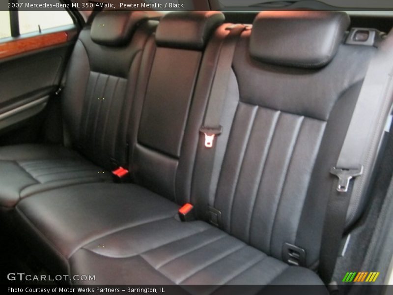 Pewter Metallic / Black 2007 Mercedes-Benz ML 350 4Matic