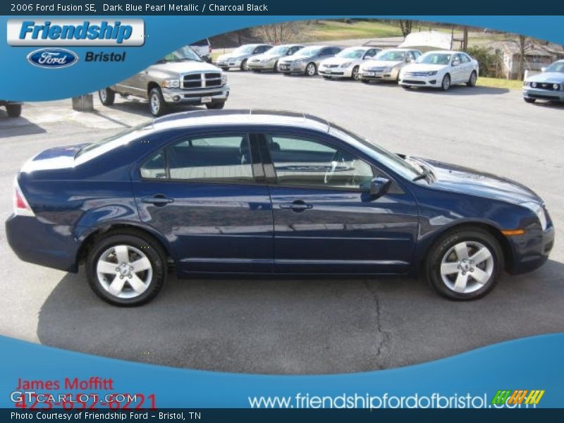 Dark Blue Pearl Metallic / Charcoal Black 2006 Ford Fusion SE