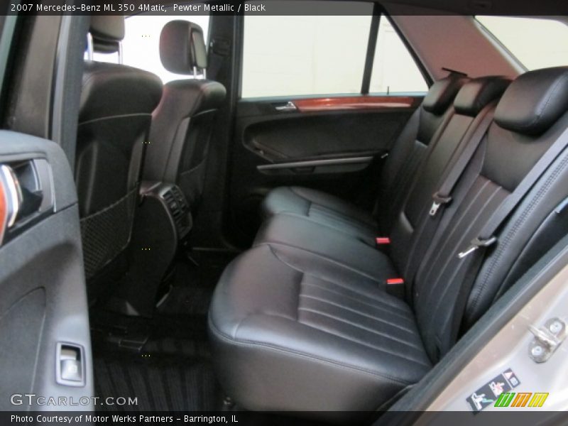 Pewter Metallic / Black 2007 Mercedes-Benz ML 350 4Matic