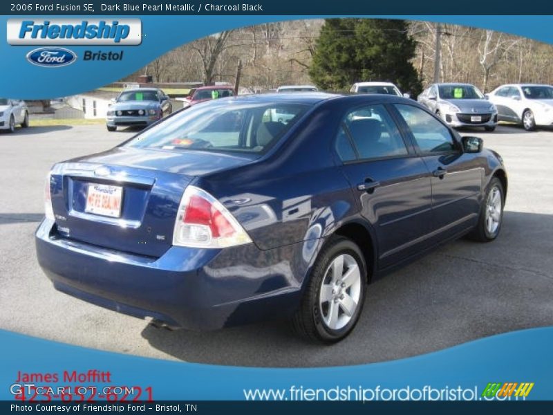 Dark Blue Pearl Metallic / Charcoal Black 2006 Ford Fusion SE