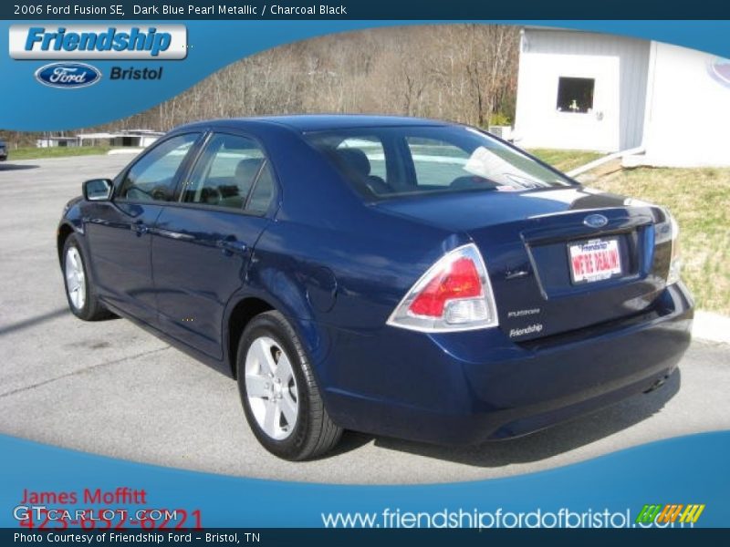 Dark Blue Pearl Metallic / Charcoal Black 2006 Ford Fusion SE