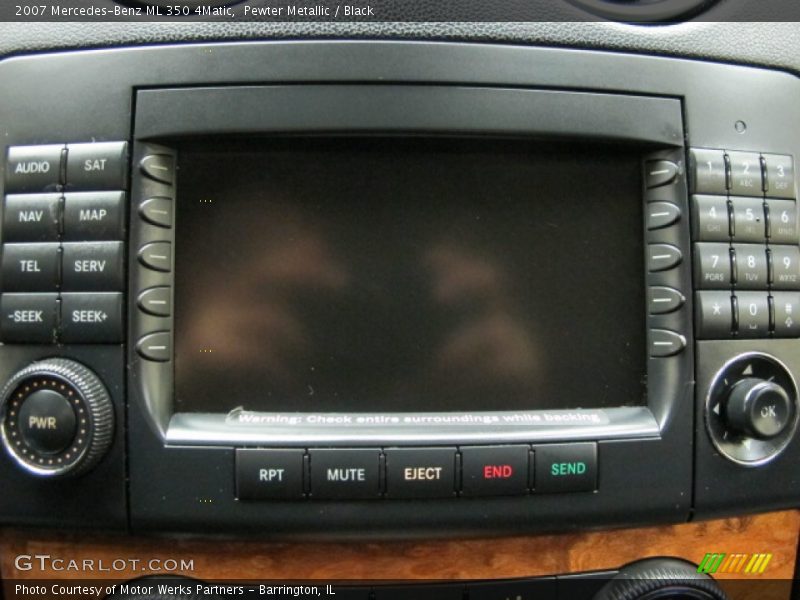 Pewter Metallic / Black 2007 Mercedes-Benz ML 350 4Matic