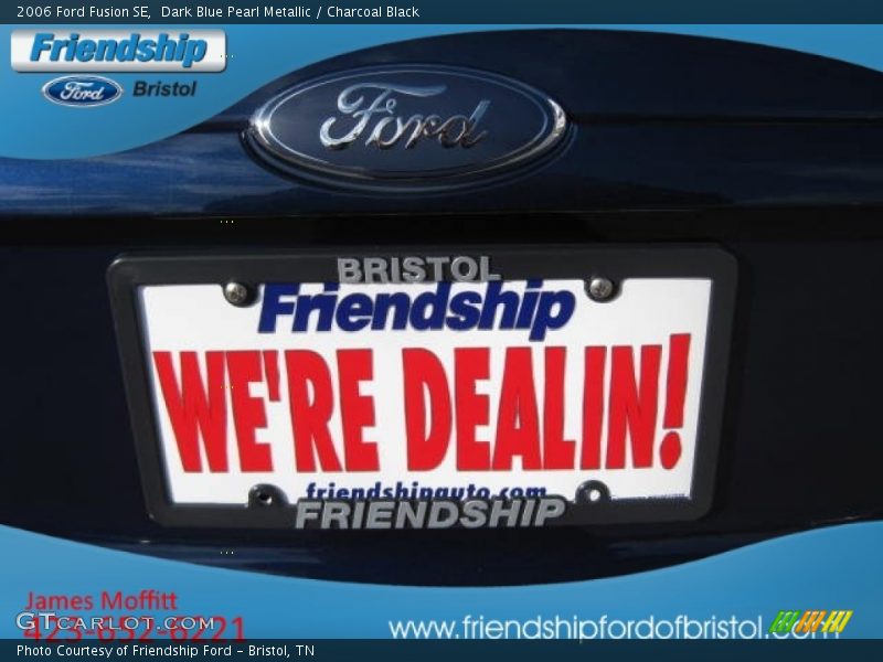 Dark Blue Pearl Metallic / Charcoal Black 2006 Ford Fusion SE