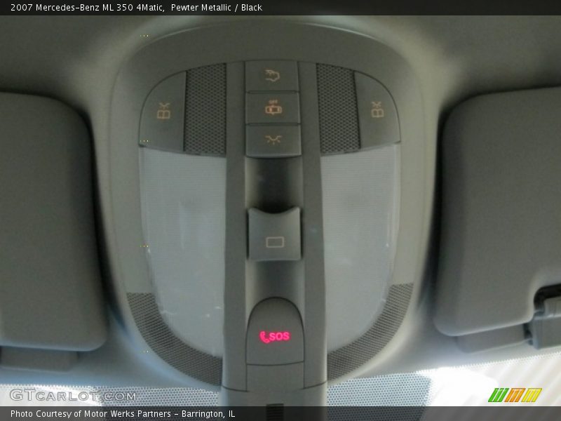 Pewter Metallic / Black 2007 Mercedes-Benz ML 350 4Matic